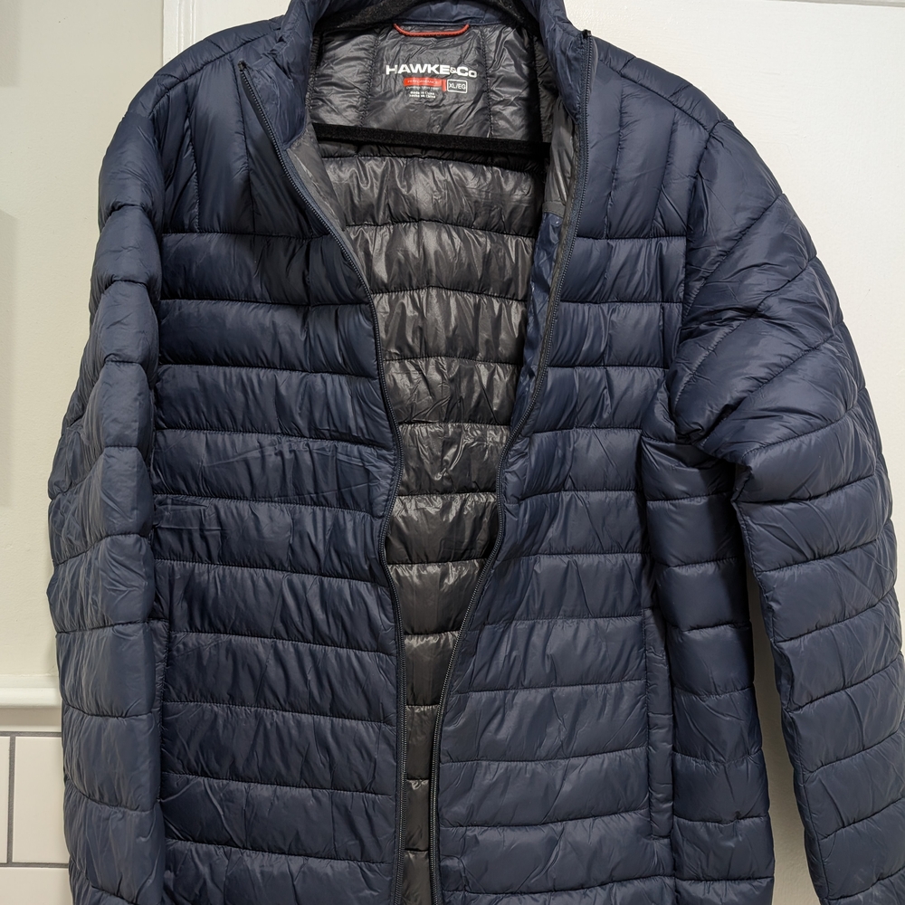 Hawke & Co Men's Dark Blue Puffer Jacket